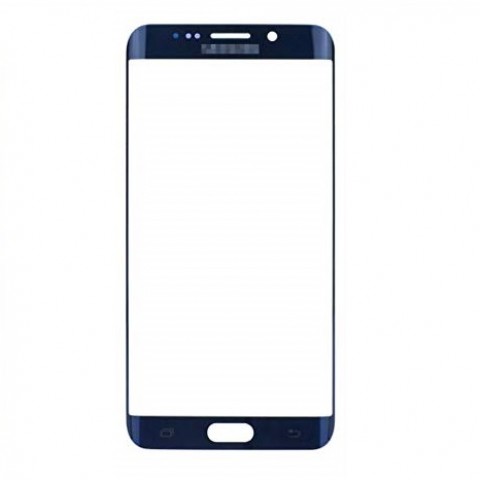 LCD stikliukas Samsung G928 Galaxy S6 Edge+ Plus blue lenktas (O)